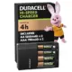 Duracell CEF14 1300mAh AA AAA Recarga Rápida