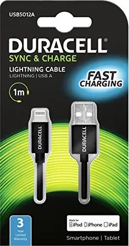 Duracell Lightning Cabo de Dados