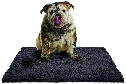 Duvo+ Duvoplus Tapete de Limpeza 90x65cm Antiderrapante Cinza-escuro