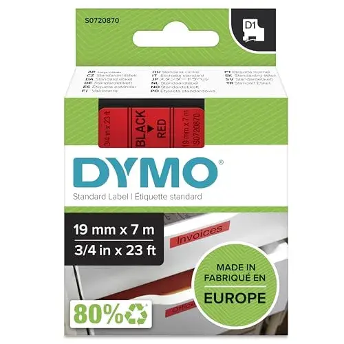Dymo 12745807 Etiquetas de Transferência Térmica Alta Performance