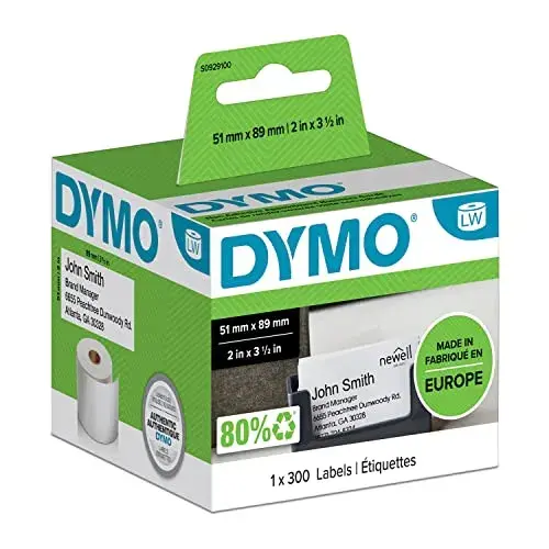 Dymo Etiquetas Térmicas LW 89×51 300un