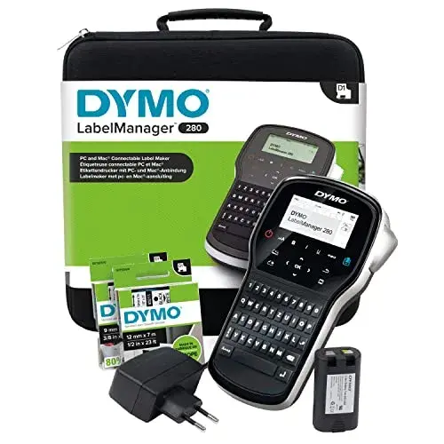 Dymo S0968990 Labelmanager 280 W com tela LCD e função de desligamento automático