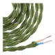 EDM Cabo Tecido 2X0,75mm C-18 Verde Seda 5M