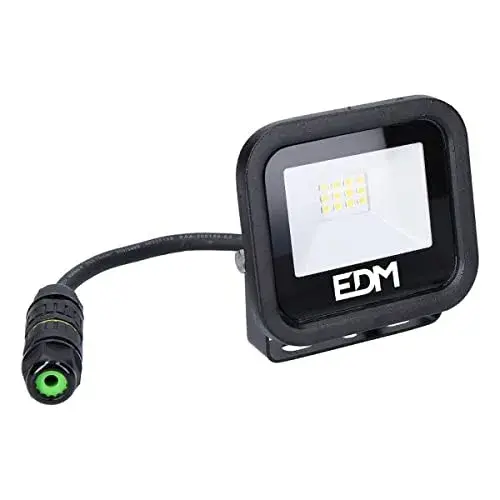 EDM Projetor LED 10W Luz do Dia Black
