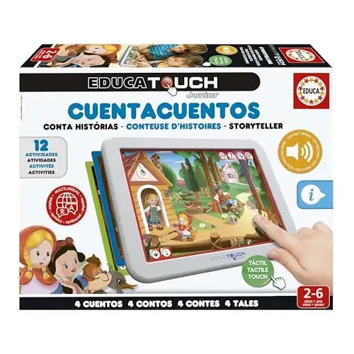 Educa Conta Histórias Era uma Vez Junior Brinquedo Educativo para Crianças a partir de 24 meses