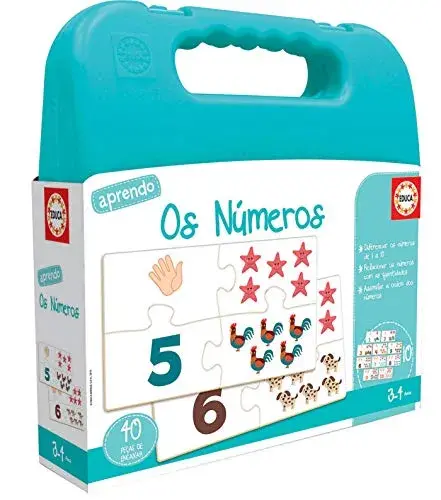Educa Mala Aprendo os Números Brinquedo Educativo Criança