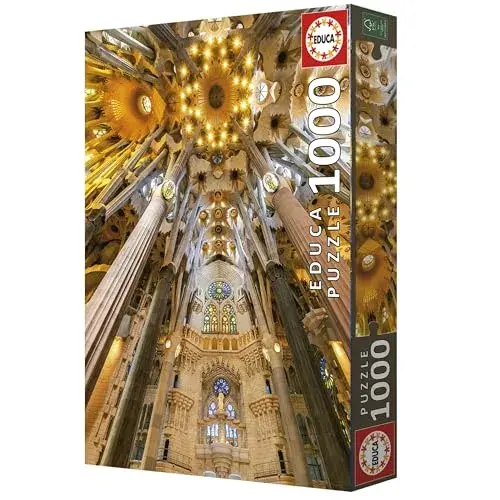 Educa Puzzle 1000 Peças Interior da Sagrada Família