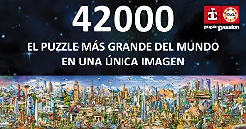Educa Puzzle 42000 Peças A Volta ao Mundo 749×157 cm