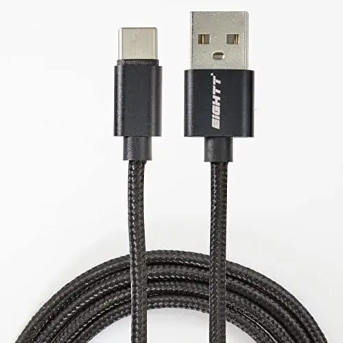 Eightt ECT-4B Cabo USB 2.0 A Type C 1m Preto
