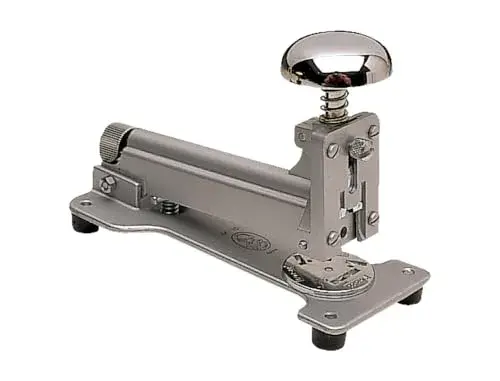 El Casco Agrafador Mesa Metálico Gris