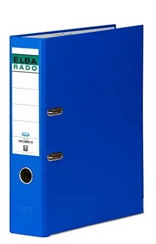 Elba Pasta de Arquivo A4 Lombada 75mm Azul