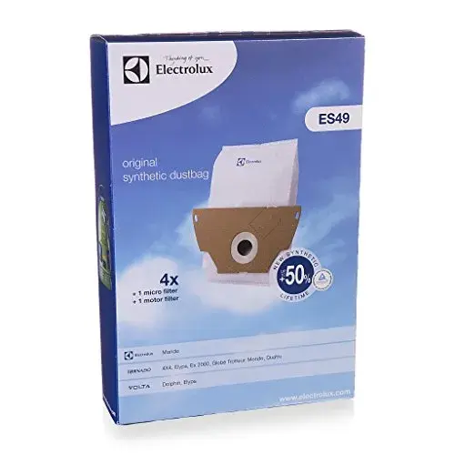 Electrolux Sacos de pó MONDO Z 1100, 1110, 1115, 1118, 1120, 1122, 1128, 1130, 1135, 1136, 1150, 1160E, 1170, 1175, 1176E, 1180 / PHA / Q Brancos