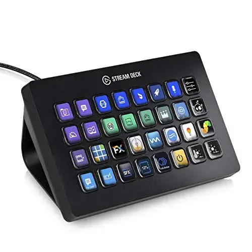 Elgato Stream Deck XL Controlador de Ações Personalizáveis Multicolor