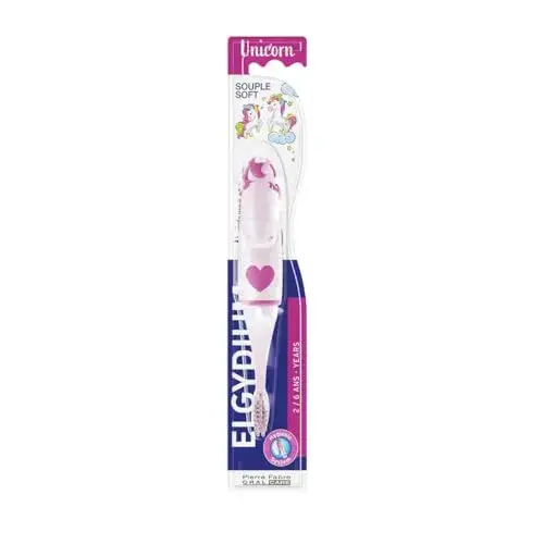 Elgydium Escova de dentes infantil Unicornio 2 a 6 anos