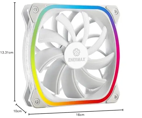 Enermax ventoinha para PC 120×120 Branco RGB 3 Pack