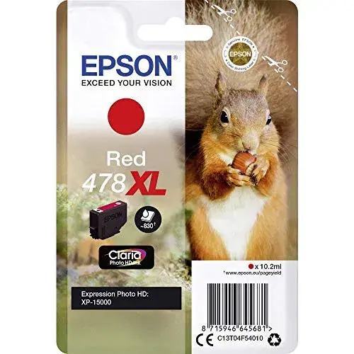 Epson 478XL Tinteiro Capacidade Alta Vermelha