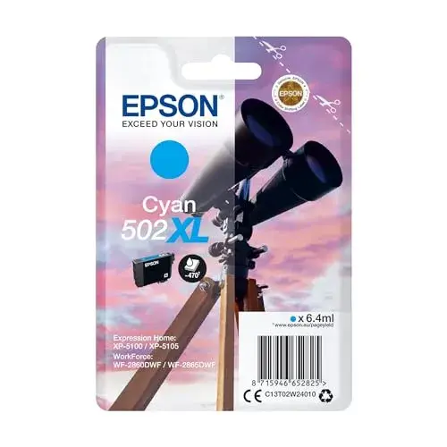 Epson 502XL Tinteiro Cyan 470 páginas