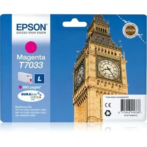 Epson C13T70334010 Magenta Tinta a jato 450 páginas