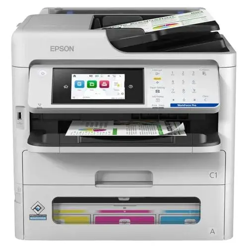 Epson Multifunções WorkForce Pro EM-C800RDWF Impressora multifuncional cor conteúdo duplex Branco