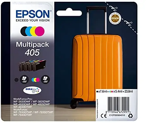 Epson Multipack 4 Cores 405 Capacidade até 1100 páginas