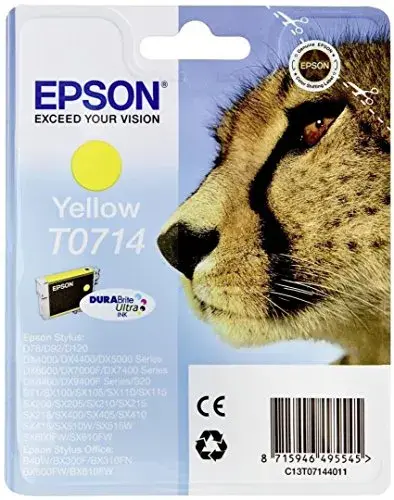 Epson T0714 Tinta à base de pigmentos 5,5 ml Amarelo