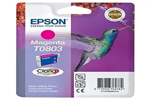 Epson T0803 Tinta à base de pigmentos 7,4 ml Magenta