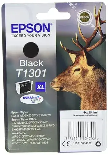 Epson T1301 XL Tinta à base de pigmentos Preto