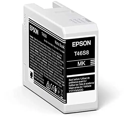 Epson T46S8 Tinteiro Preto Matte 25ml