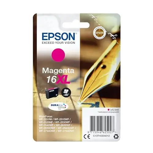 Epson WF-2010W Tinta à base de pigmentos XL Magenta