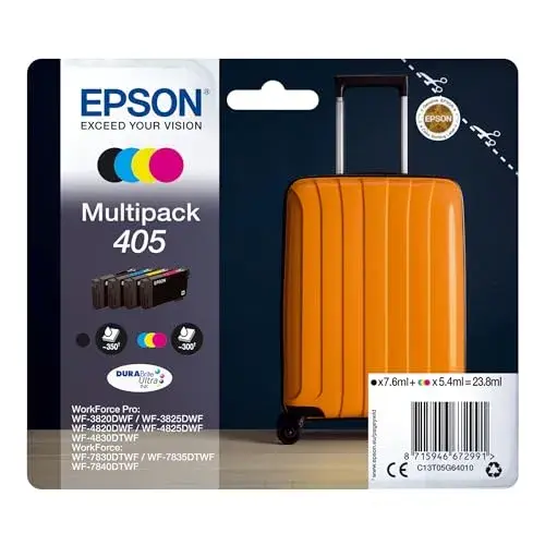 Epson WF-3820DWF Tinta à base de pigmentos 5,4 ml Multipack