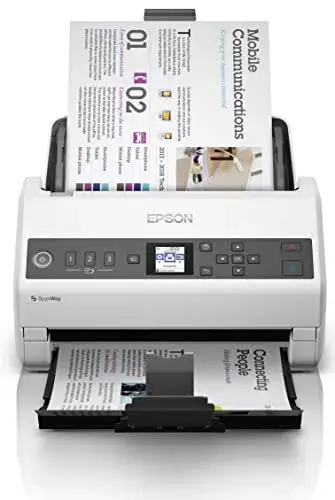 Epson Workforce DS-730N Scanner com Alimentação Automática 600×600 DPI USB Ethernet