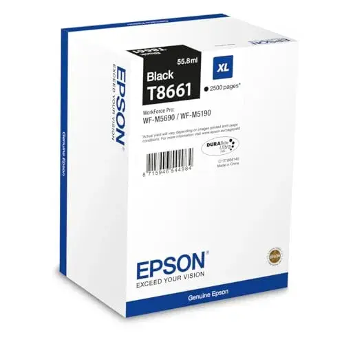 Epson T8661XL Preto 2500 páginas
