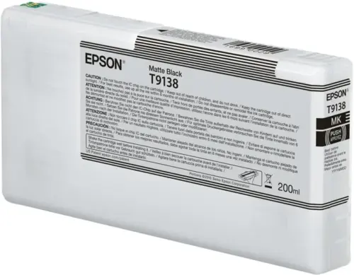 Epson T9138 Tinta Matte Black 200ml