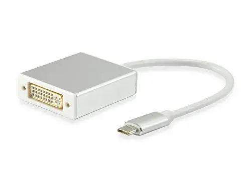 Equip 133453 Adaptador USB C a DVI-I 0,15m Macho Fêmea
