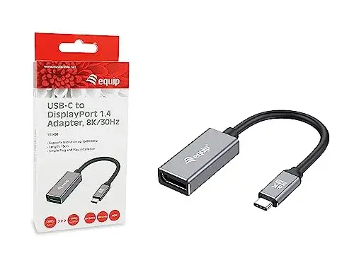 Equip Adaptador USB-C para DisplayPort 1.4 15cm
