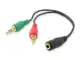 Equip Equip Audio Split Cable 3.5mm 0,13m