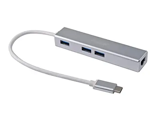 Equip Hub USB-C a USB 3.0 Ethernet 4 portas