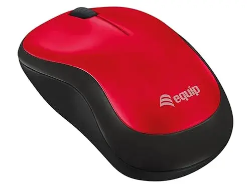 Equip Rato Sem Fios 1200 DPI RF Wireless Vermelho