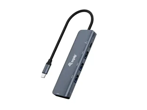 Equip USB-C 5 em 1 Hub adaptador USB-C HDMI USB 3.2 GEN1 3 portas