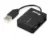 Equip USB-Hub 4 Portas Reise Preto
