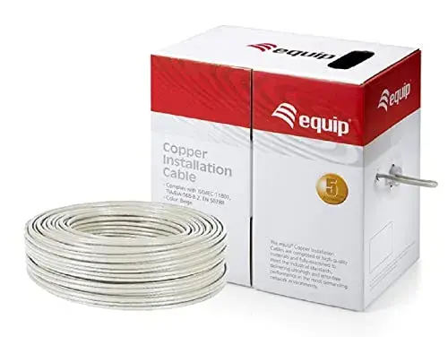 Equip Cabo Rede Cat.6 100m Cinzento