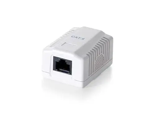 Equip Equip Surface Mounted Box RJ45 Cat.6 Branco