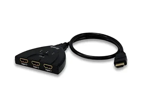 Equip HDMI Switcher 3 Port 1080p Black