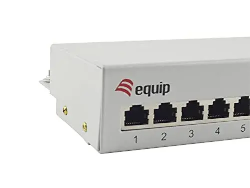 Equip Patch Panel 12-Port Cat.6 Desktop Light-Grey