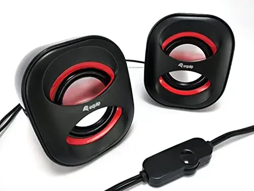 Equip Speakers 2.0 USB-C Black Grey