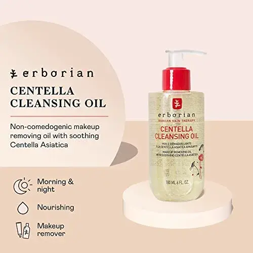 Erborian Linha Centella Óleo Desmaquilhante 180ml