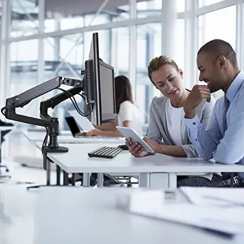 Ergotron Suporte de Secretária Braço Duplo para Monitor VESA 100×100 Preto