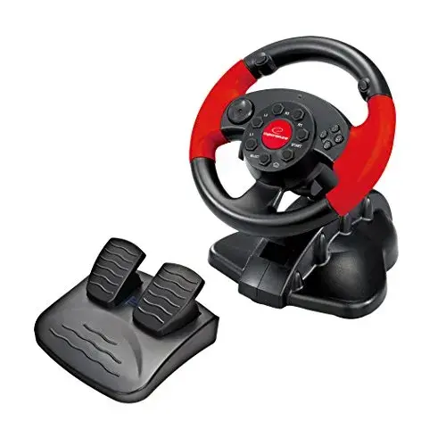 Esperanza Volante Steering Wheel Compatível com PS2 PS3 PC Vibração