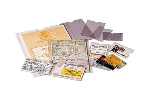 Esselte Bolsa Portadocumentos 67x99mm transparente resistente