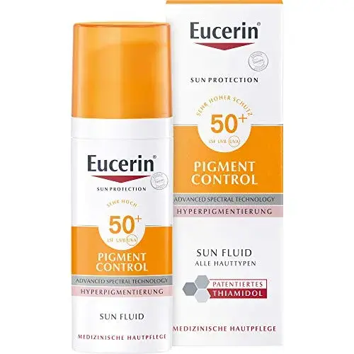Eucerin Protetor Solar Fator SPF50+ Fluido Líquido para Pele Sensível